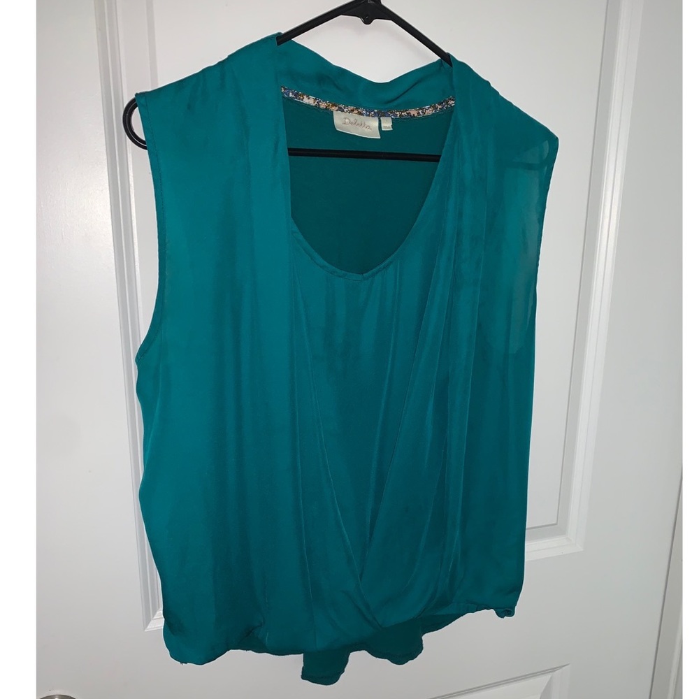 Anthropologie Deletta Sleeveless Blouse
